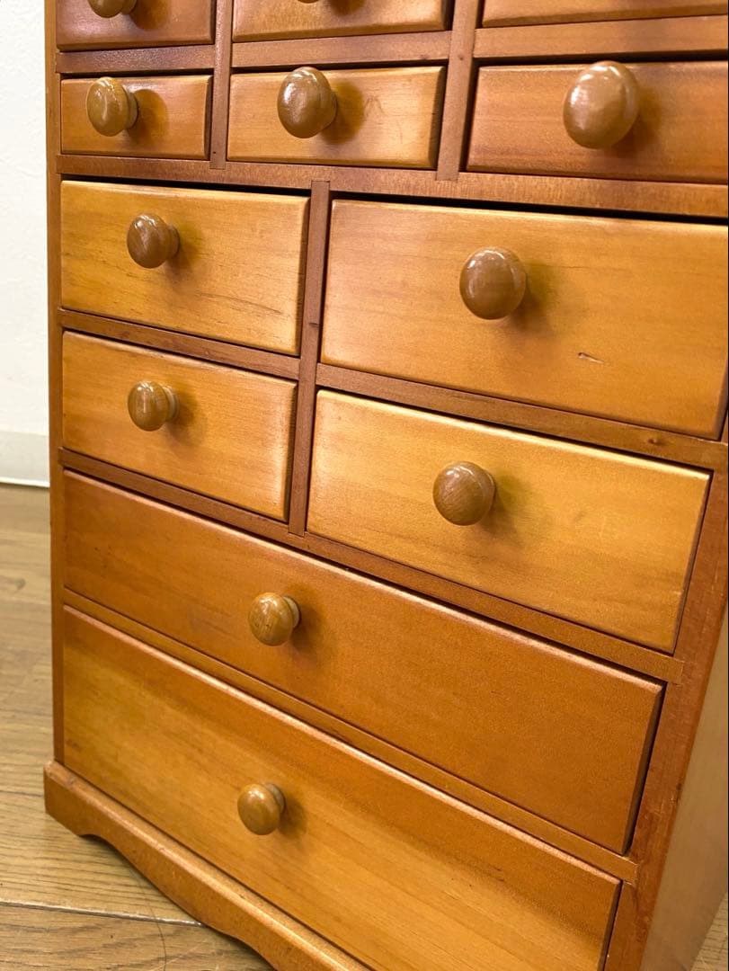 薬箪笥 小引き出し 小箪笥 小物入れ 木製 収納 インテリア 20杯