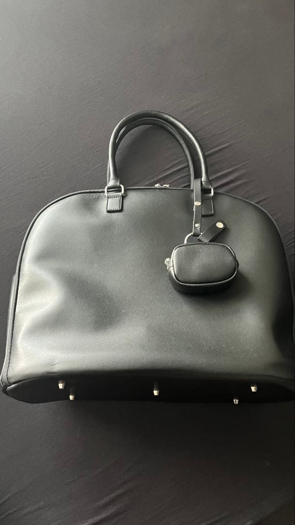 Aww バンブーヴィーガンレザーレザープレミアムウィークエンドボストンバッグ