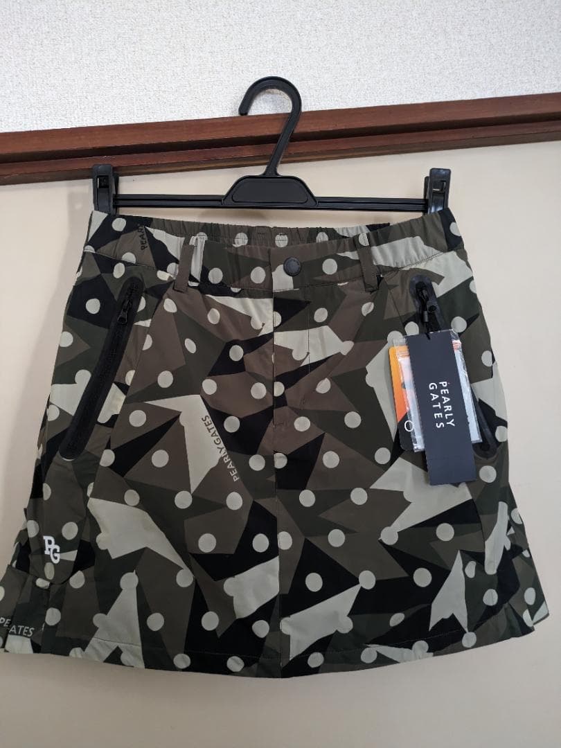 新春セール！PEARLY GATES 迷彩柄ニット・スカートセットサイズ0