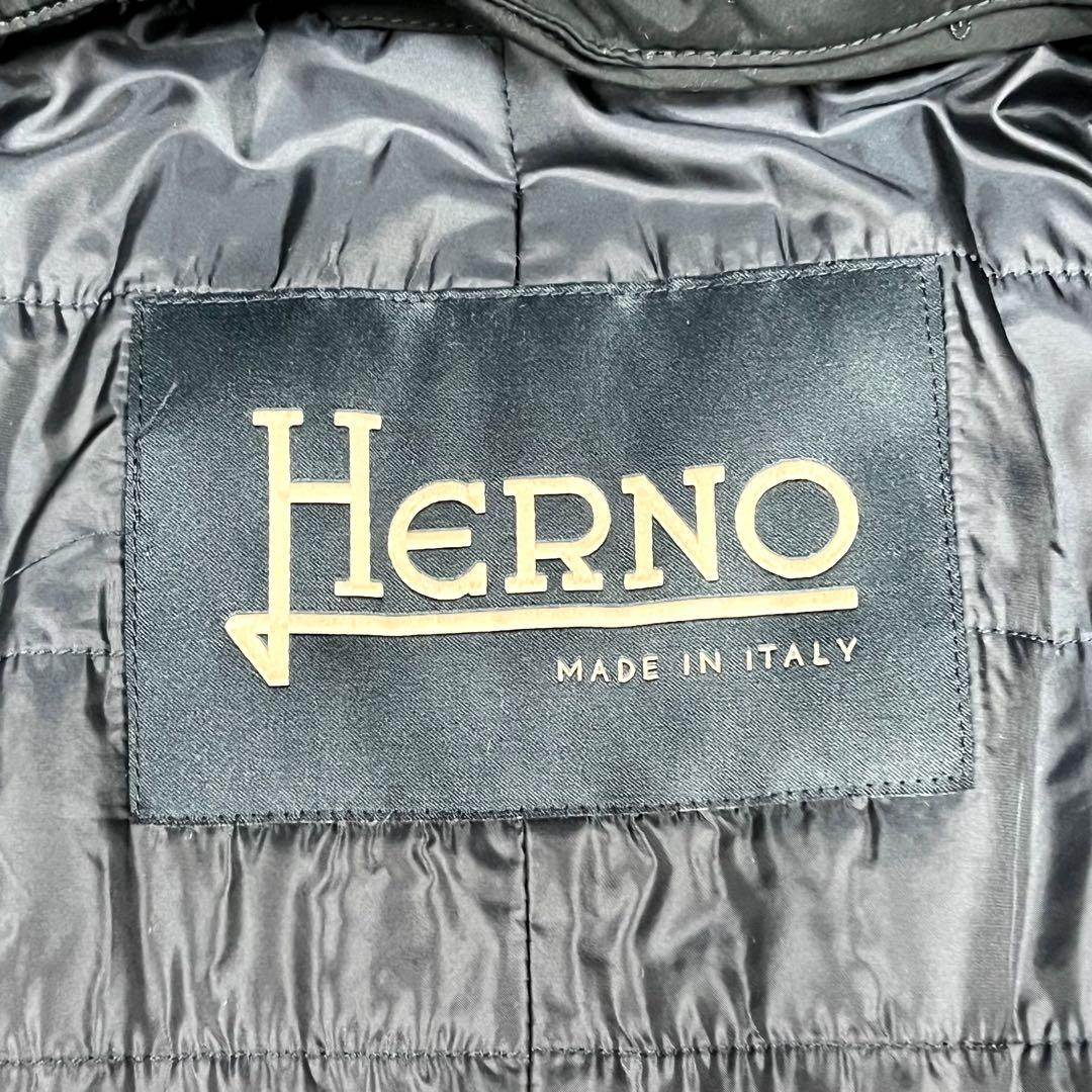 美品 ヘルノ レイヤード チェスターコート HERNOTECH 2way
