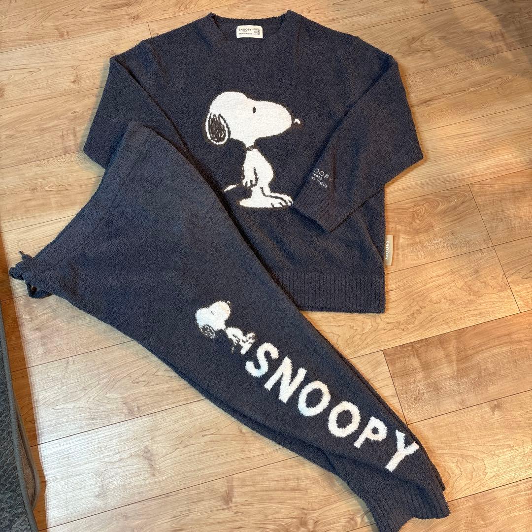 GELATO PIQUE スヌーピー ルームウェア上下セット Mサイズ　ネイビー