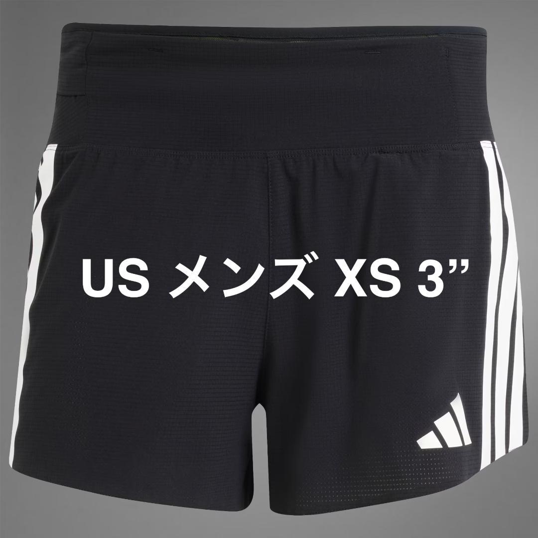 Adidas Adizero ランニングショーツ XS 3\
