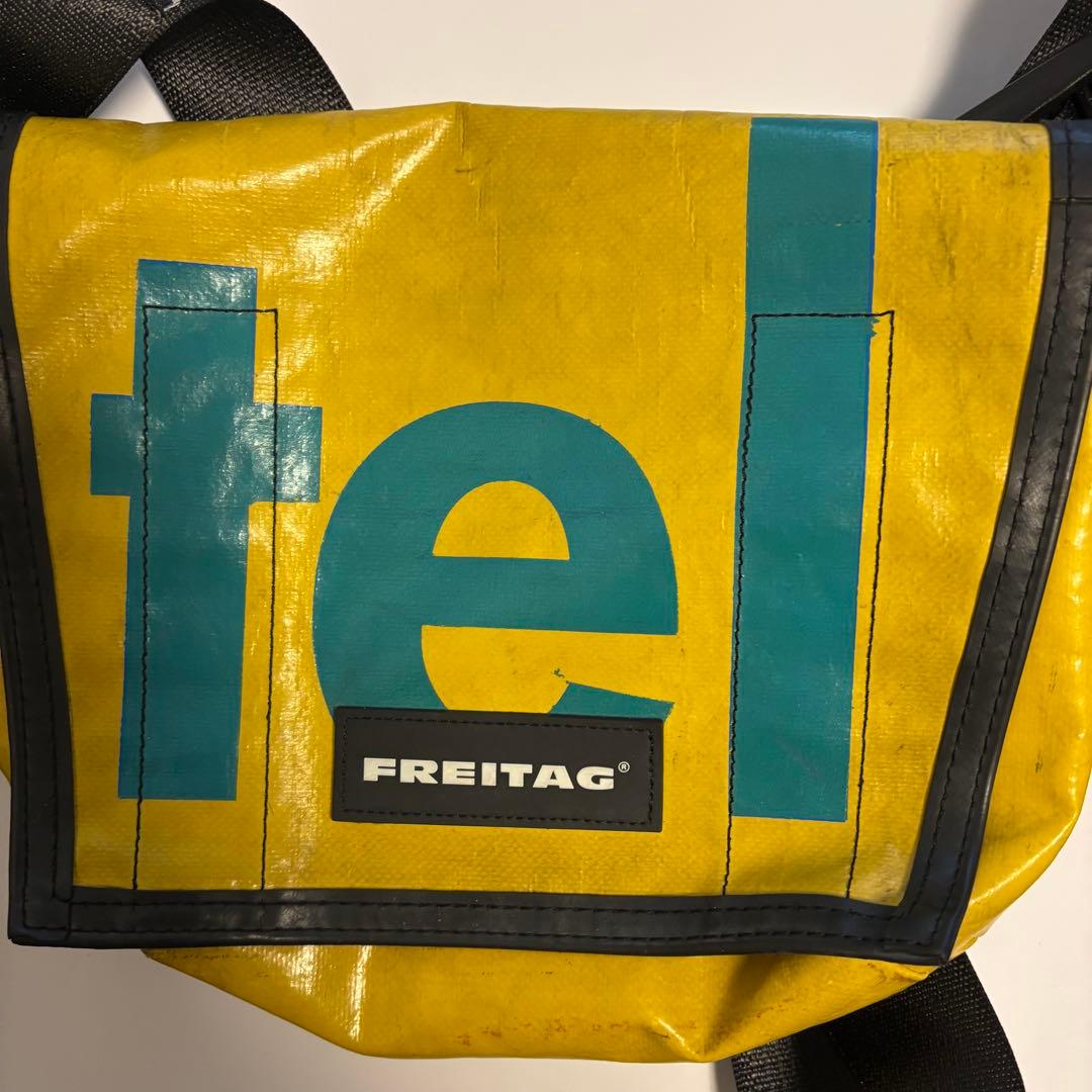 FREITAG フライターグ F11 LASSIE メッセンジャーバッグ 黄×青