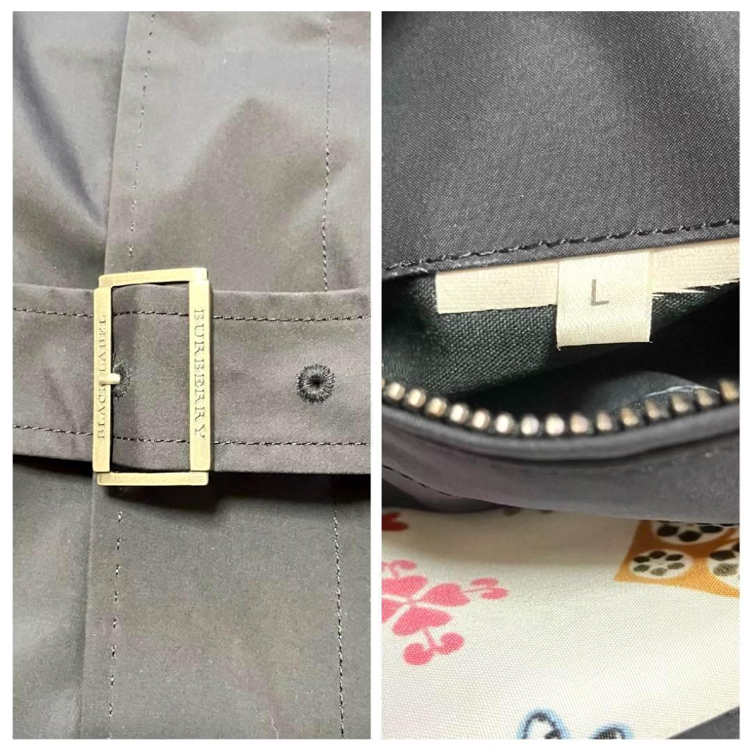 バーバリーブラックレーベル　トレンチコート　ライナー付ベルト付　モノグラム裏地