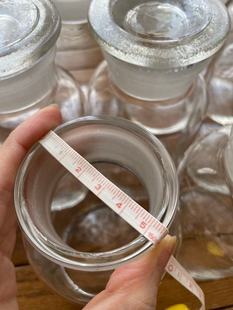 アンティーク　ガラス保存瓶　薬瓶8個セット