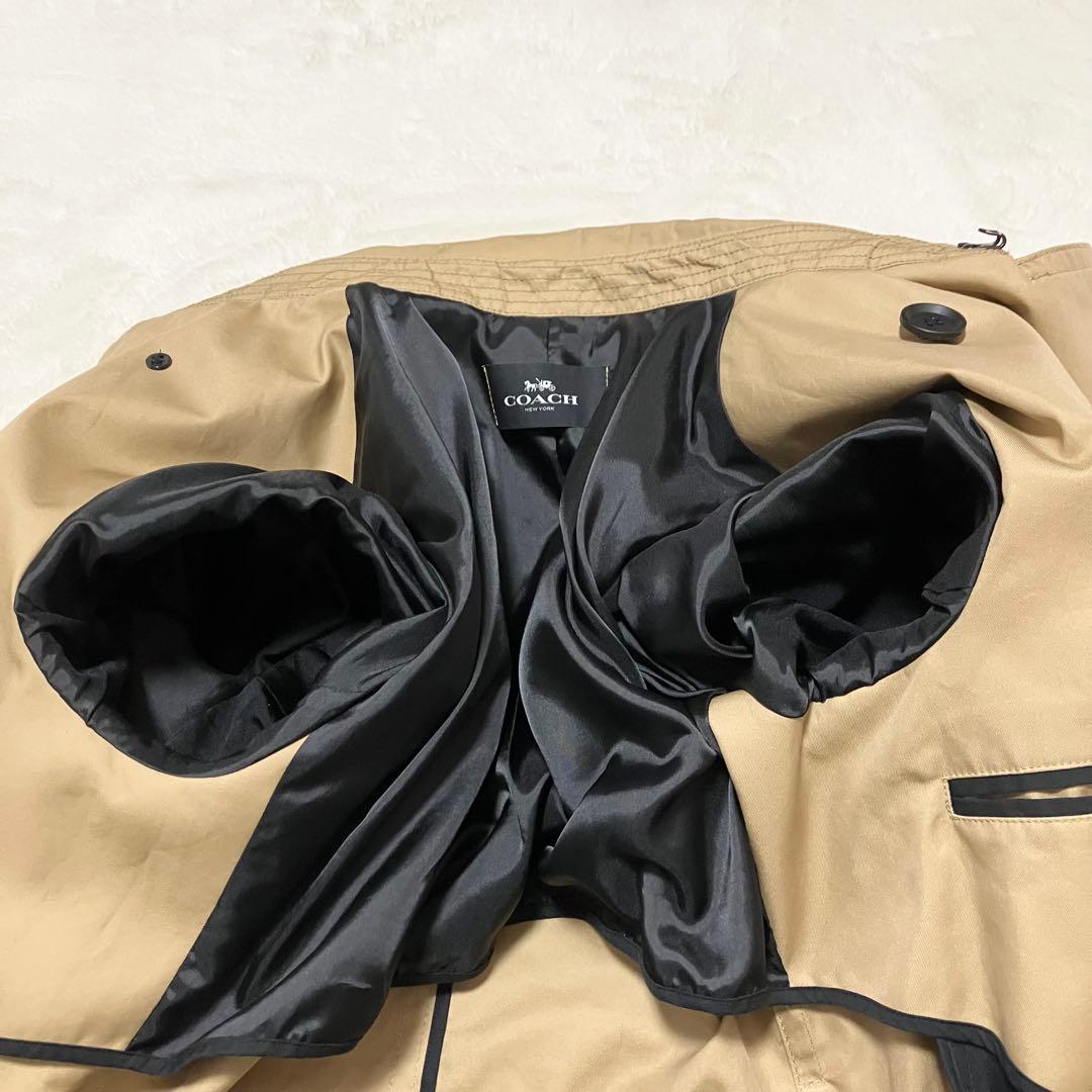 未使用級 COACH トレンチ コート XS ベージュ ベルト F33778