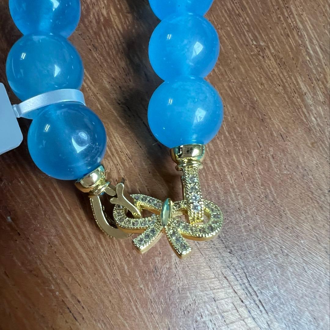 天然　高品質　アイスブルー　アクアマリンのネックレス AB1044