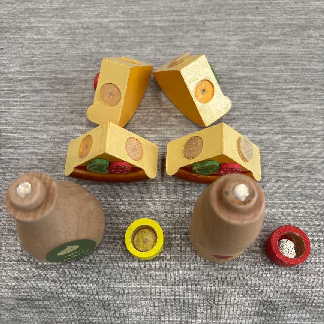 ☆ダイワ　ミドルキッチンセット☆ 木の冷蔵庫　木のおもちゃ　おままごとセット♡