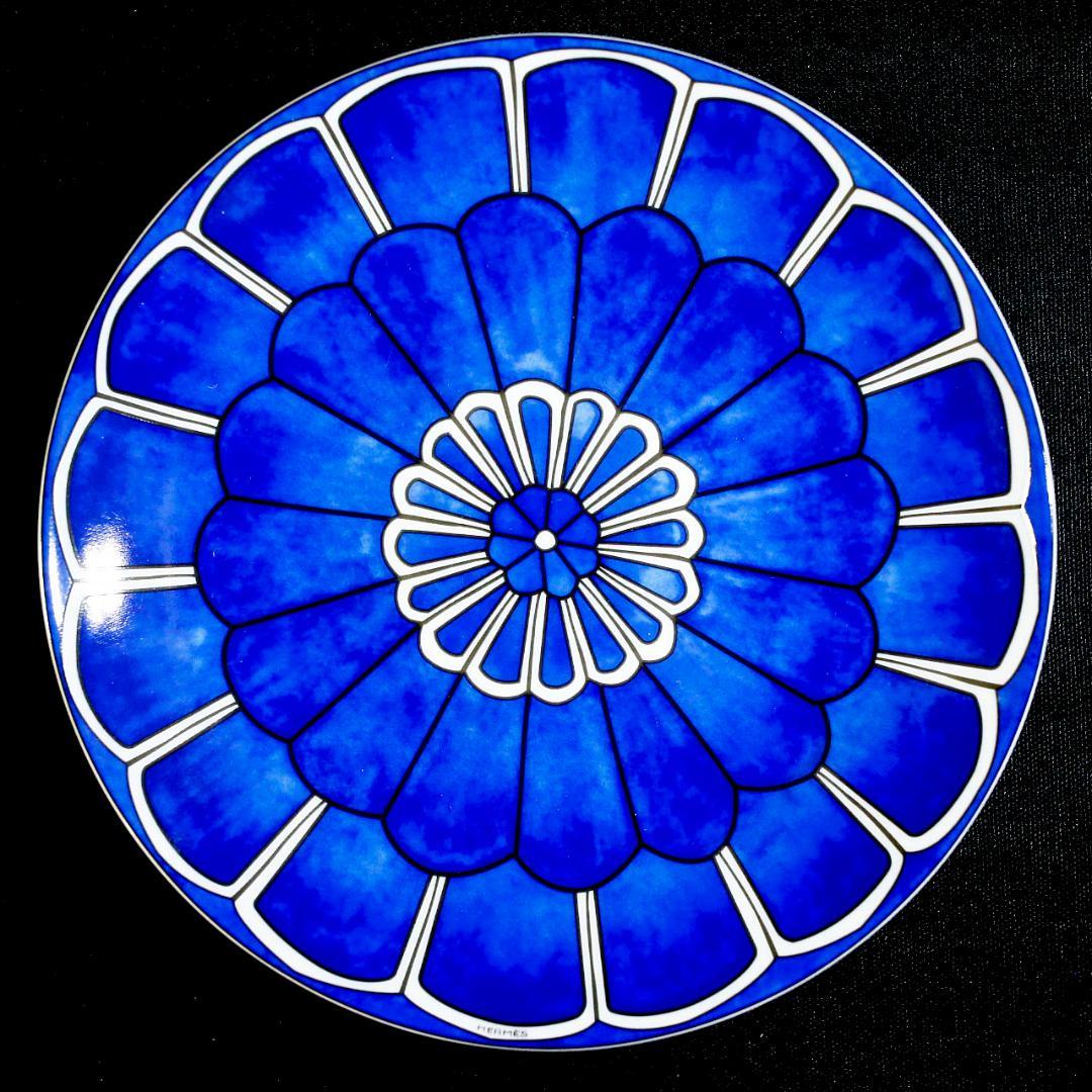 【レア極美品 ２枚】エルメス ブルーダイユール プレート 送料込み