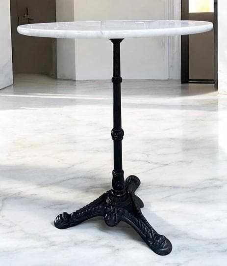 テーブル 大理石天板 白 クラシック アイアン アンティーク風 66504TL