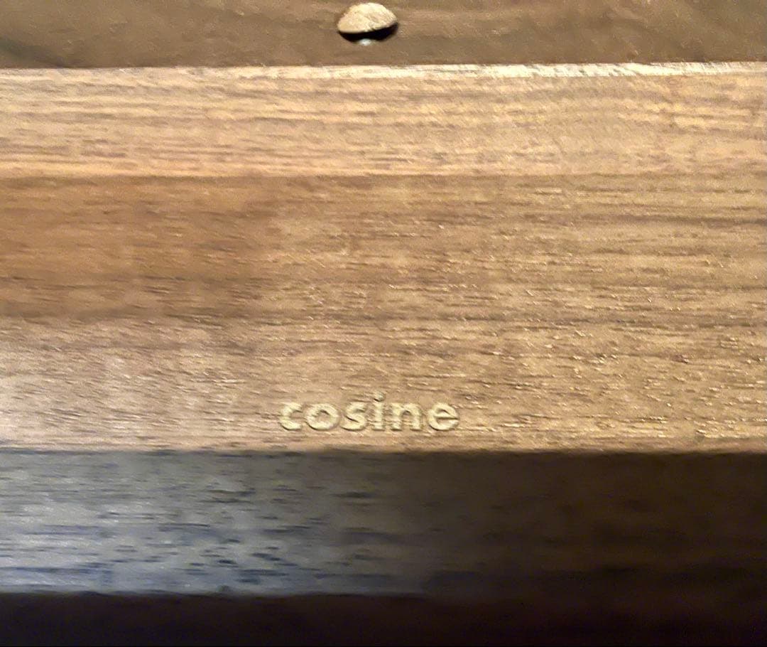 コサイン cosine ワゴンシェルフ ウォルナット キャスター付き ワゴン