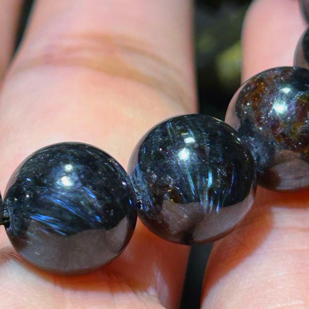 ★高級品質！福徳弁天宝珠③！希少！ブルー　ヌーマイト ブレス