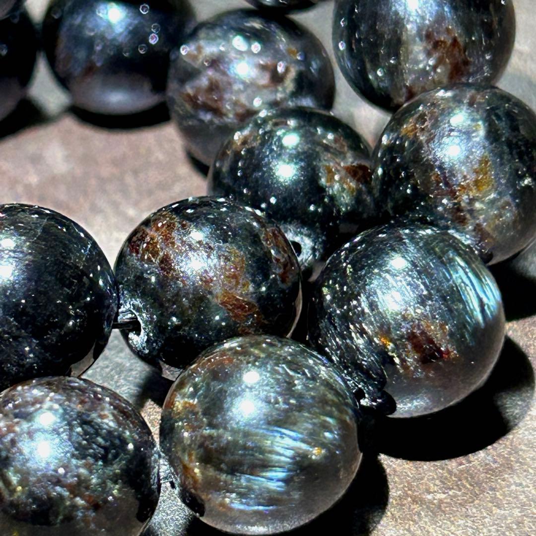 ★高級品質！福徳弁天宝珠③！希少！ブルー　ヌーマイト ブレス