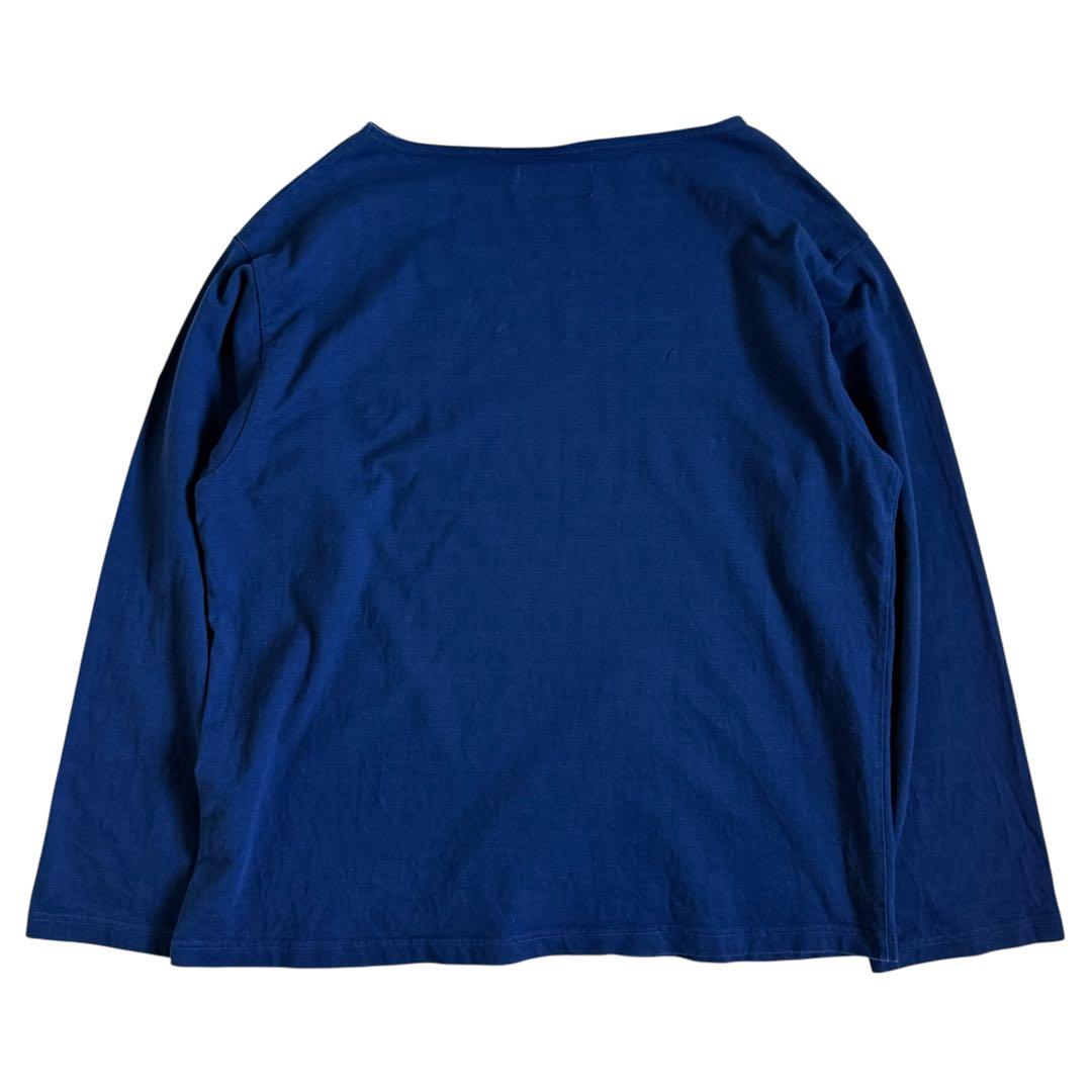 OUTIL ウティ ボートネック バスクシャツ 3 ネイビー