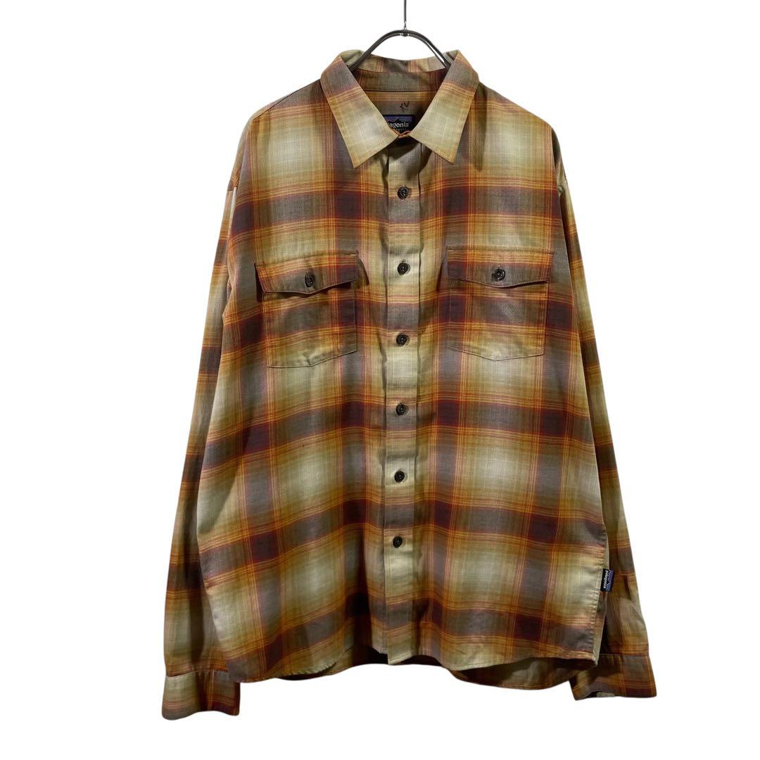 FA12 Patagonia オンブレチェックシャツ　M 53856