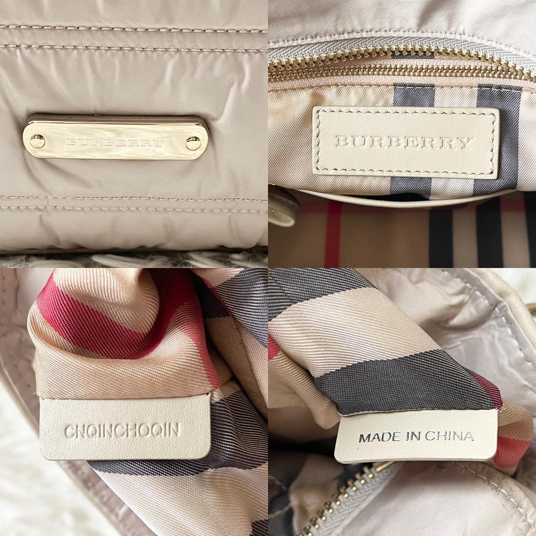 バーバリー キルティング マザーズバッグ トート 2WAY 内部ノバチェック