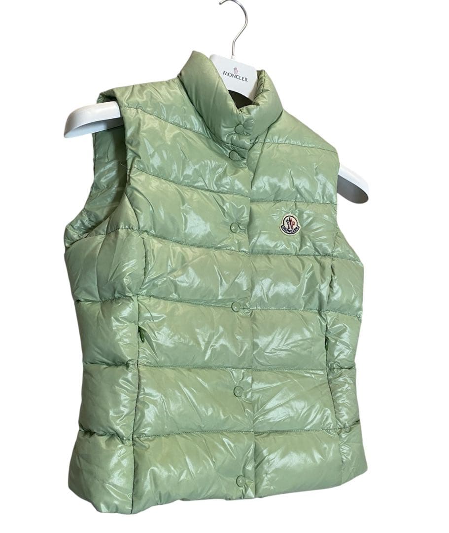 値下げ！MONCLER モンクレール 春色ミントグリーン ベスト