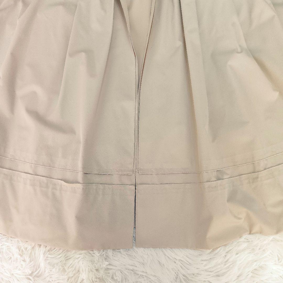 フォクシーニューヨーク スプリングコート ベージュ ベルト フレア