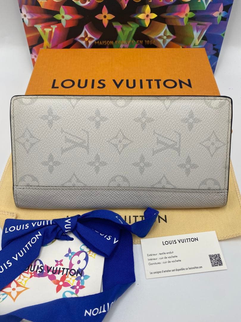 ルイヴィトン【現行 最高級美品】タイガマラ ポルトフォイユ ブラザ NM 長財布