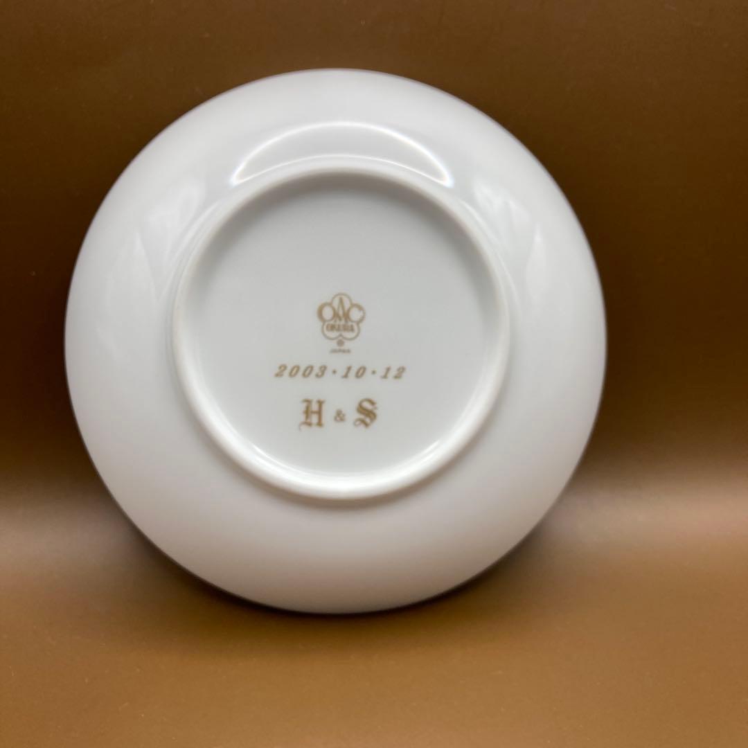 大倉陶園　OKURA CHINA ゴールドライン　ラグビー　ナッツボウル