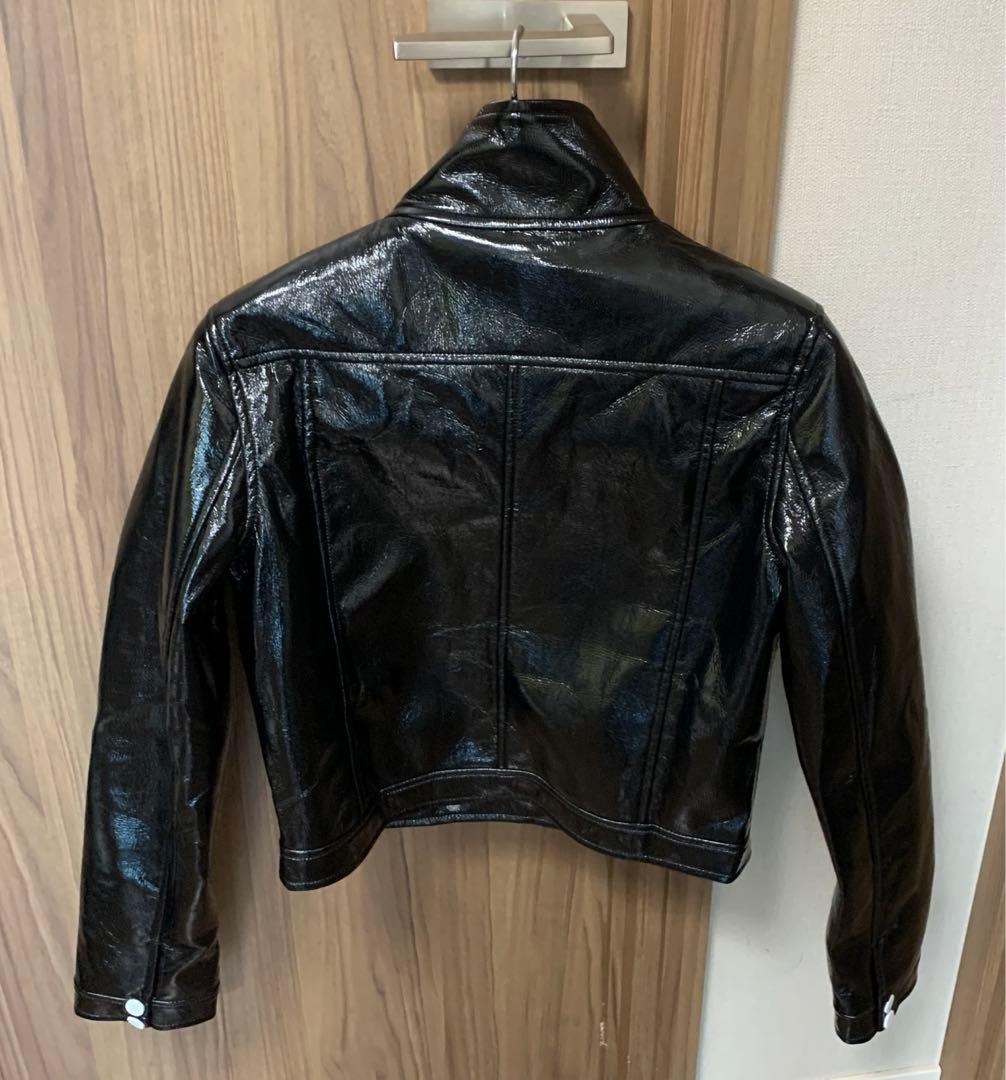 クレージュ　ブラック Reedition ビニール ジャケット