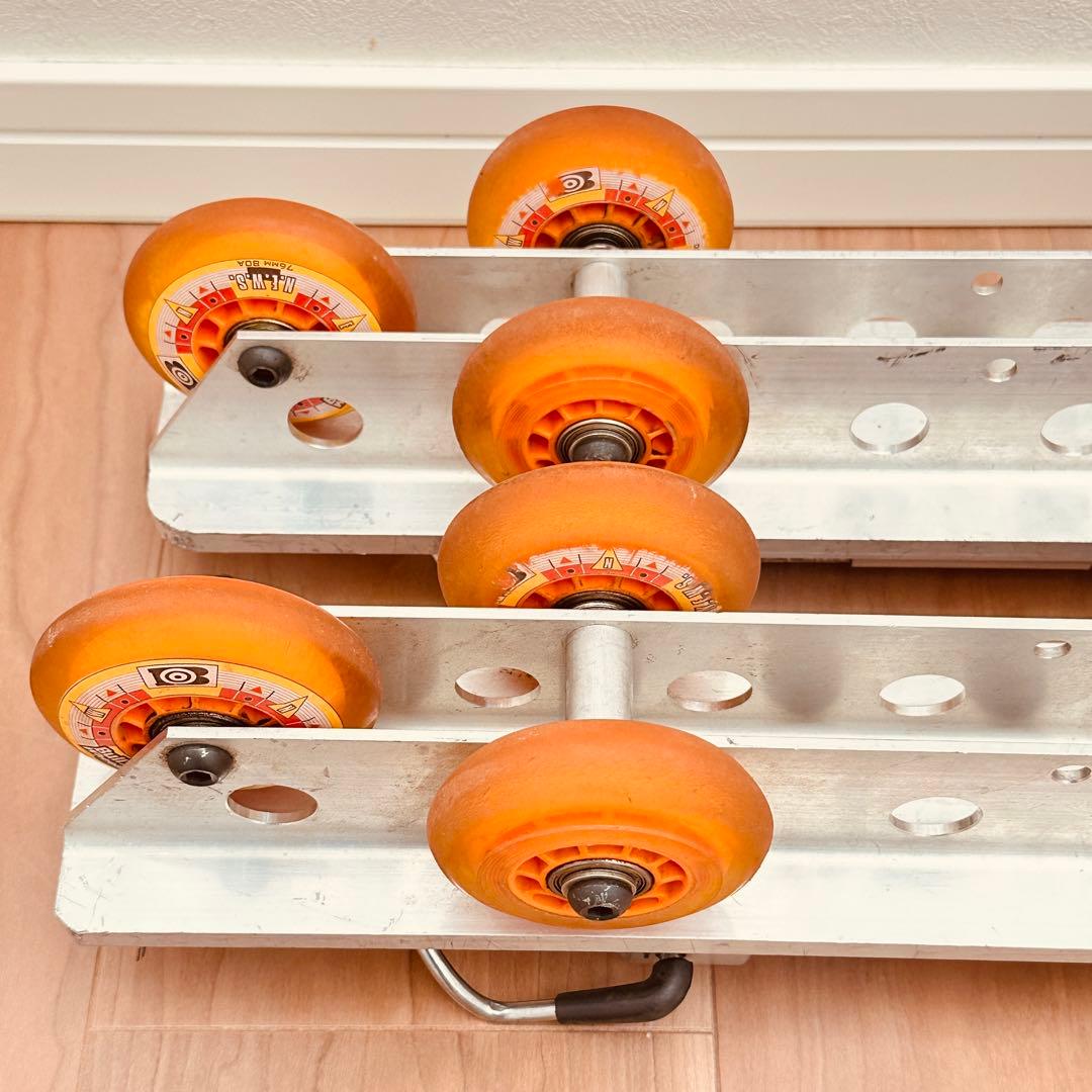 インライン ローラー スキー 練習 トレーニング ツイン　シングル 6連 オフ