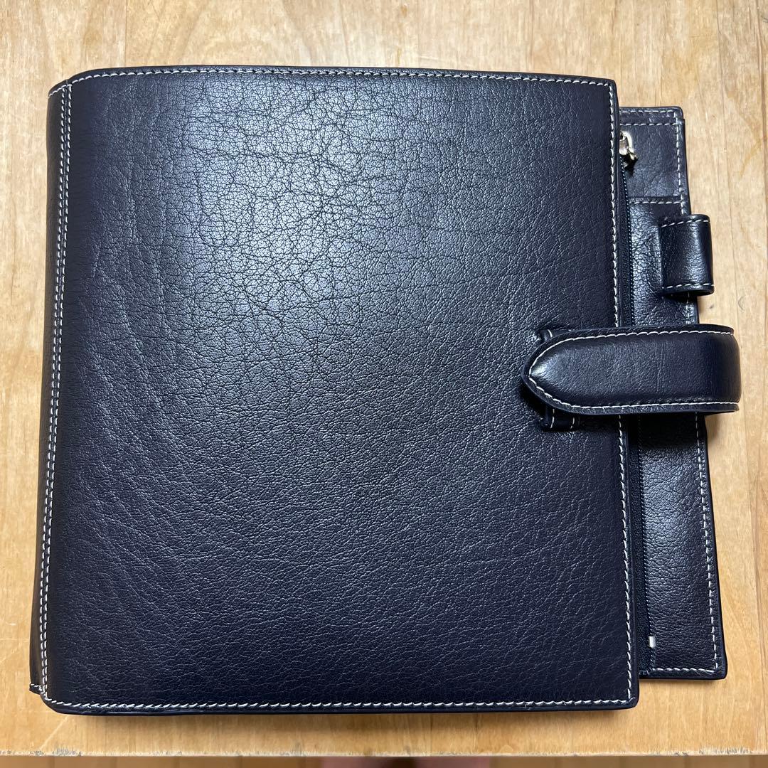 ASHFORD A5 リング式ファイル 黒　システム手帳