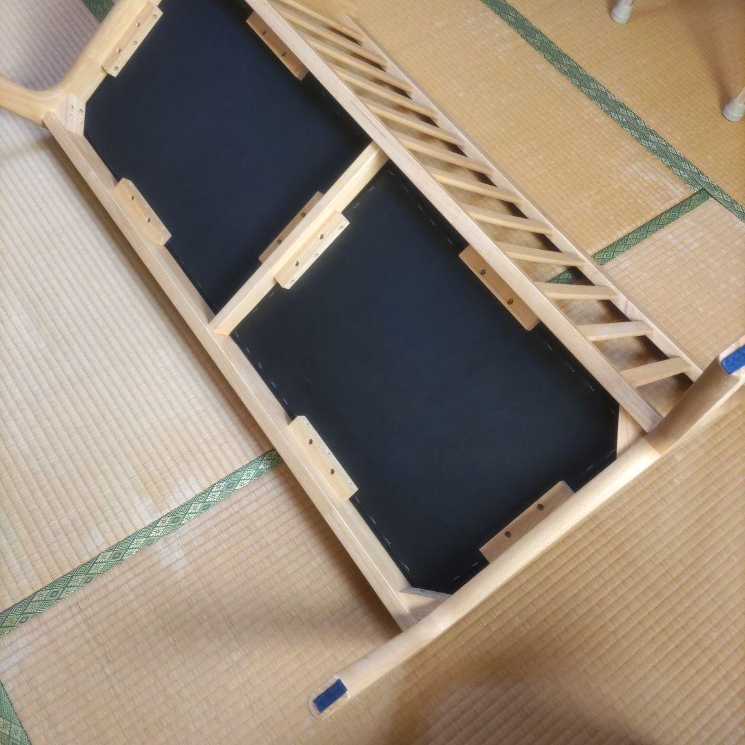 ナフコTWO−ONE STYLE カスミ143 LDカウチ L字型ソファ濃茶色➁