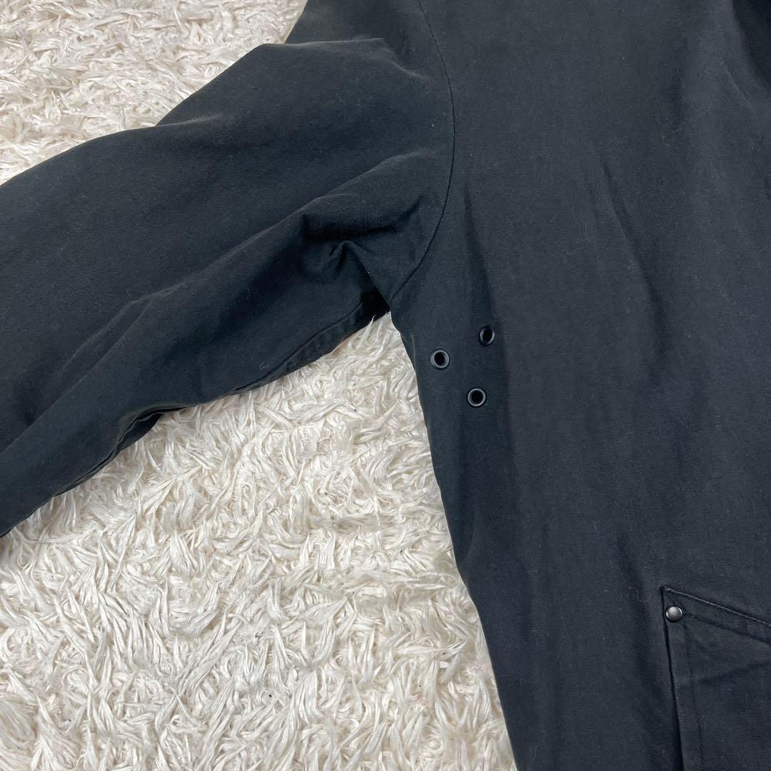 RRL ダブルアールエル 三ツ星 ステンカラーコート ブラック XS 90s