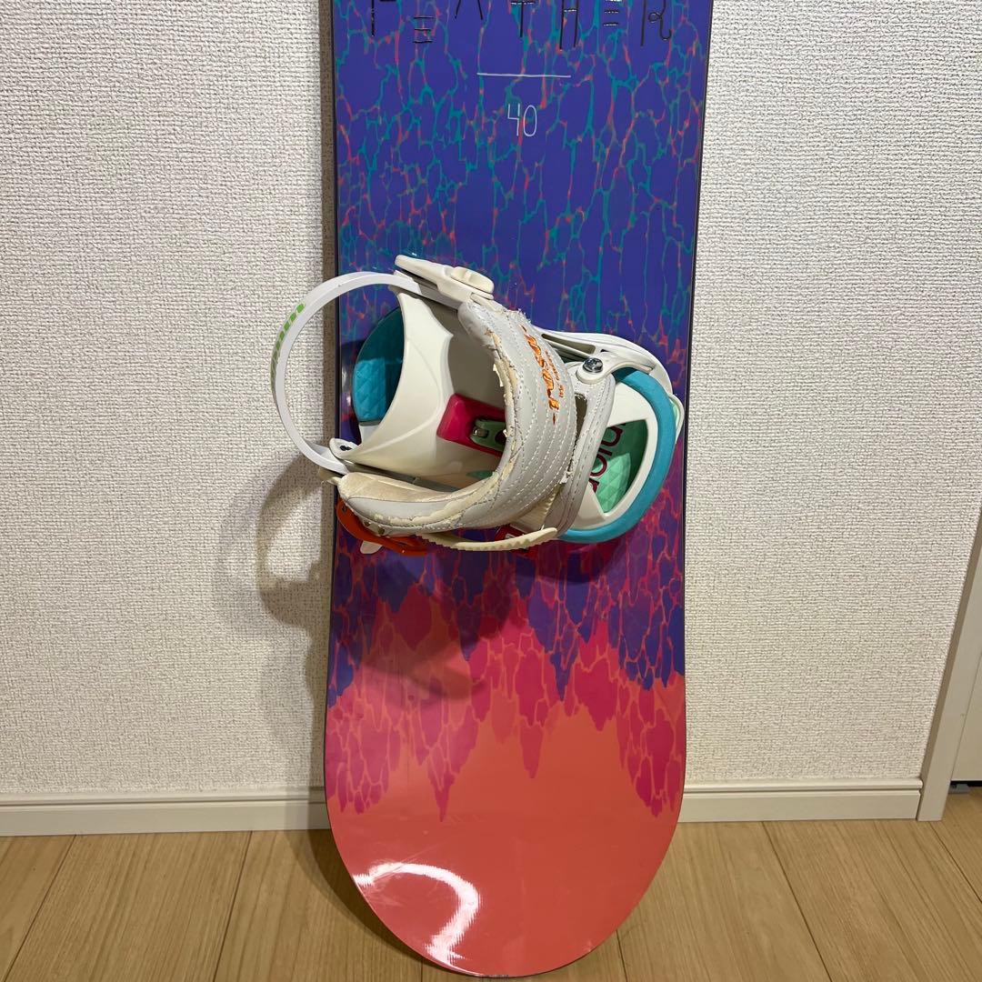 BURTON FEATHER 140cm UNION ROSA バインディング