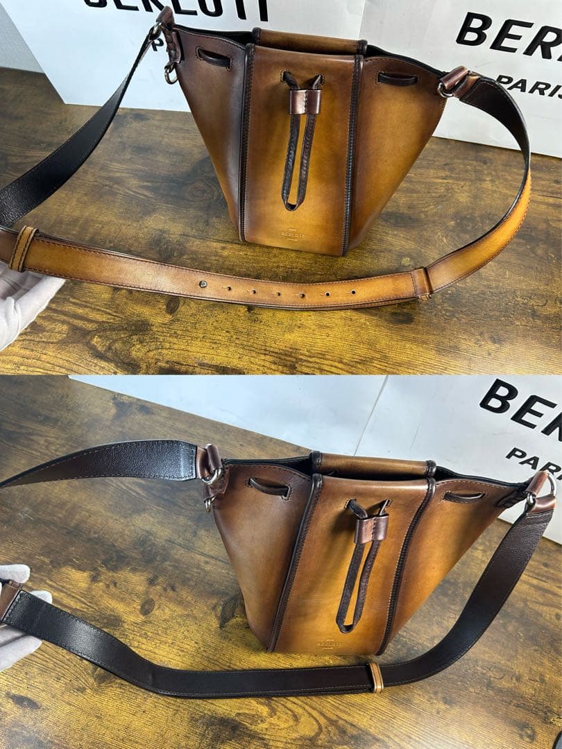 ほぼ新品　特注約50万円　 限定　Berluti ナムソス メッセンジャーバッグ