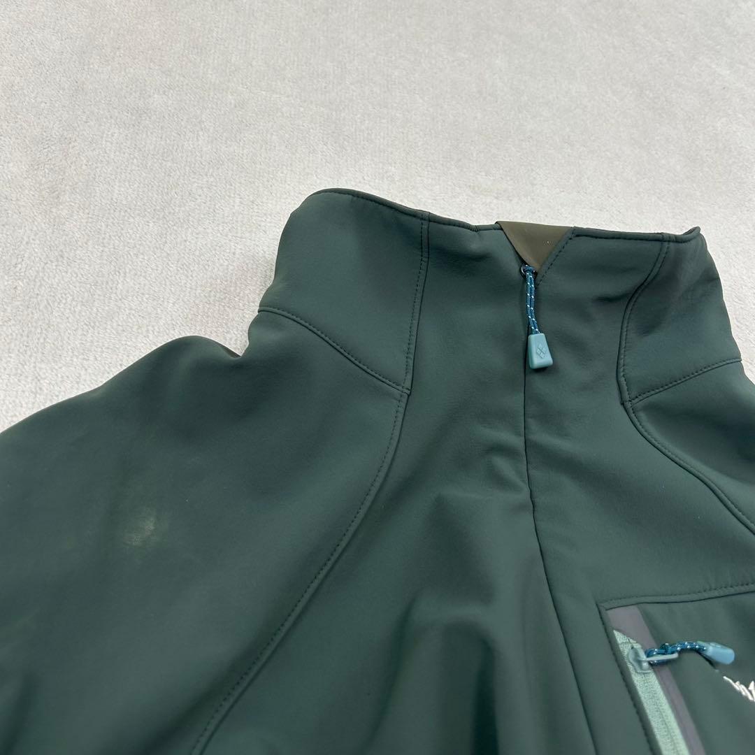 K597 M モンベル ノマドジャケット ロゴ刺繍 ジャケット グリーン メンズ