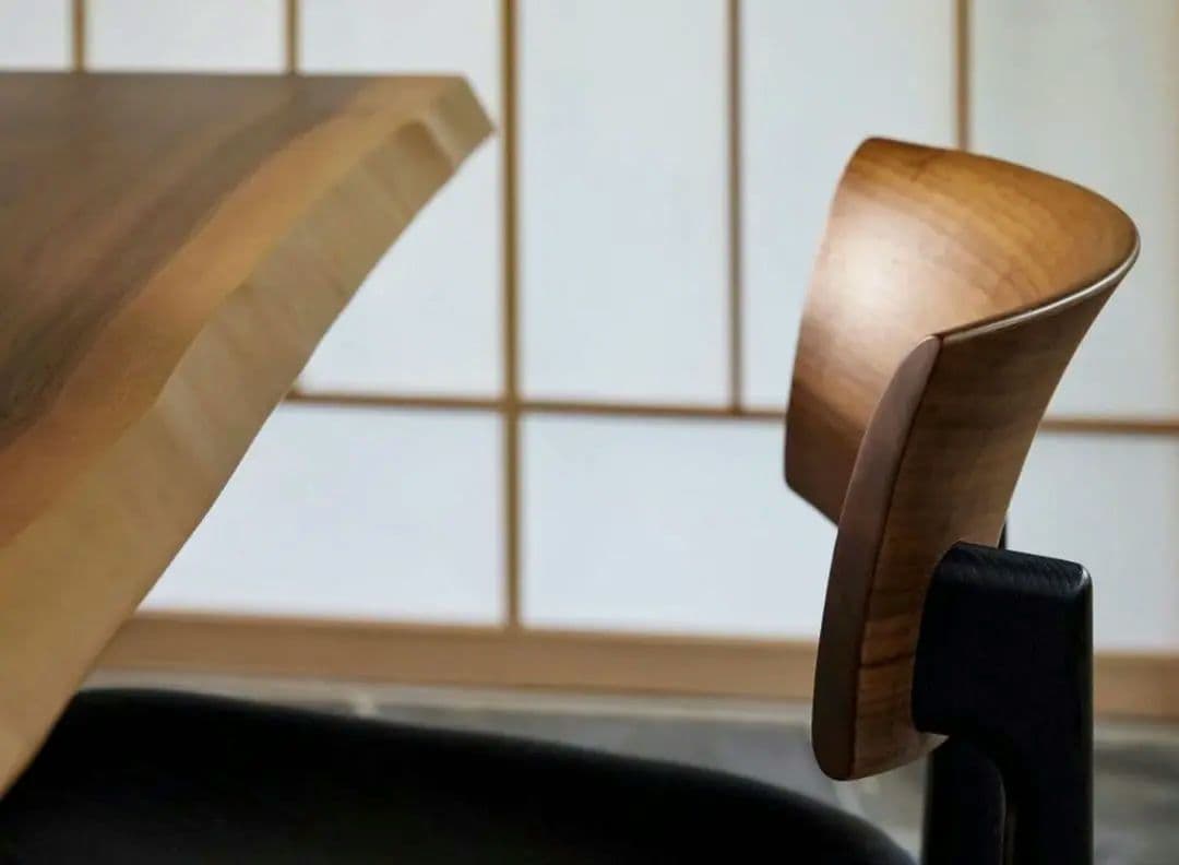 1脚分★柏木工 CHICシック サイドチェアダイニングチェア黒革椅子在庫2脚