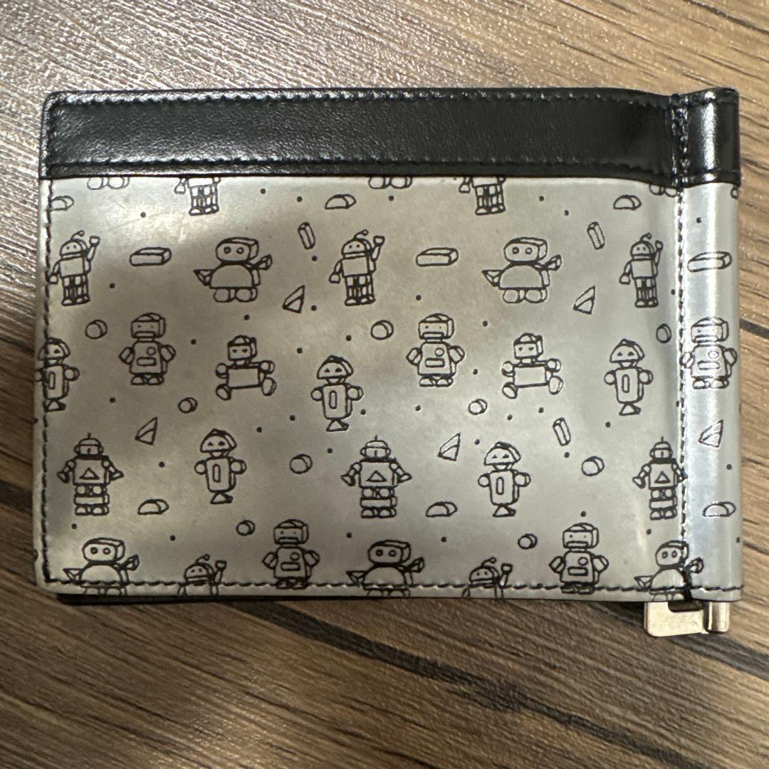 極稀少 SAINT LAURENT ロボット柄 マネークリップ
