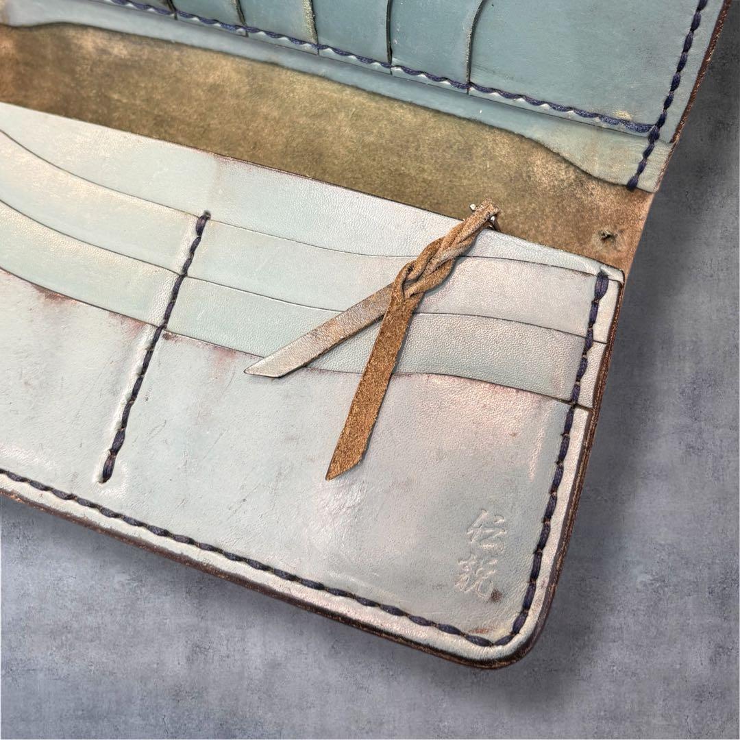 【超希少】革蛸謹製 匠 伝説モデル ハンドソーイング 手縫い 革蛸 長財布
