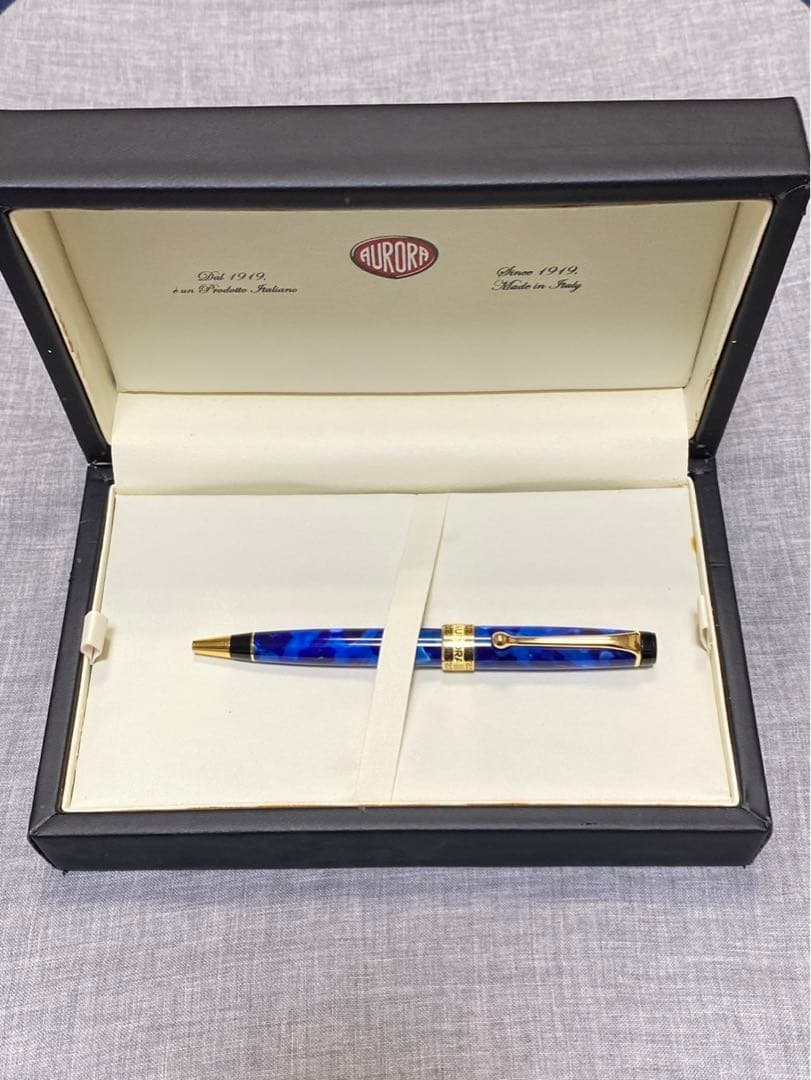 コンパス　アウロラ　AURORA　ボールペン　オプティマ　ブルーGT