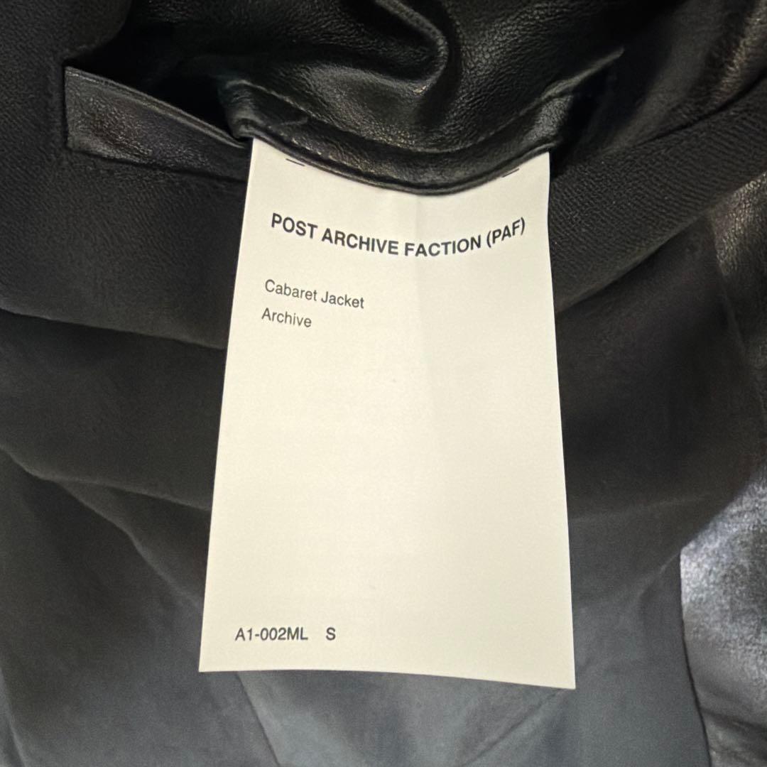 ジャケット・アウター POST ARCHIVE FACTION (PAF) CabaretJacket