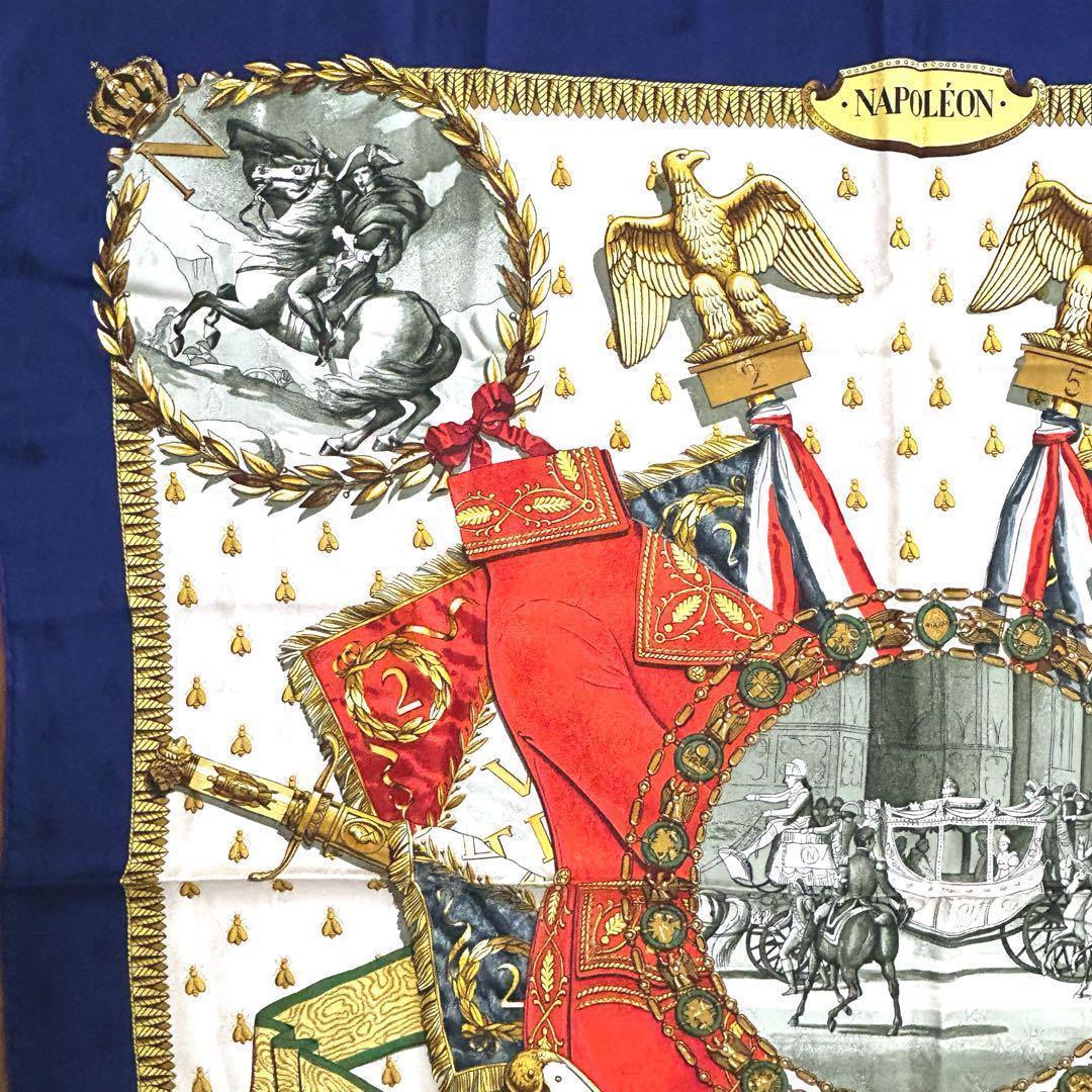 エルメス カレ90 NAPOLEON ナポレオン スカーフ シルク HERMES