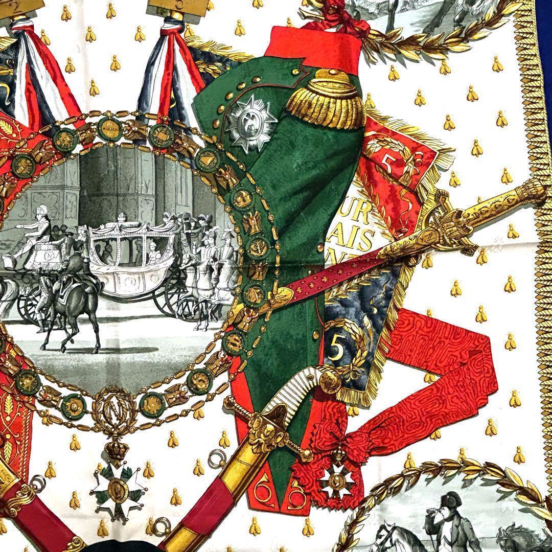 エルメス カレ90 NAPOLEON ナポレオン スカーフ シルク HERMES