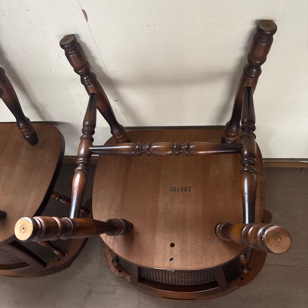 キツツキ　飛騨産業　ウィンザーチェア　右側　美品寄り　最安値