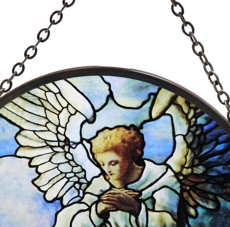 ティファニー ルーテル教会 ヴィンテージ ステンドグラス 祈りの天使 トロント