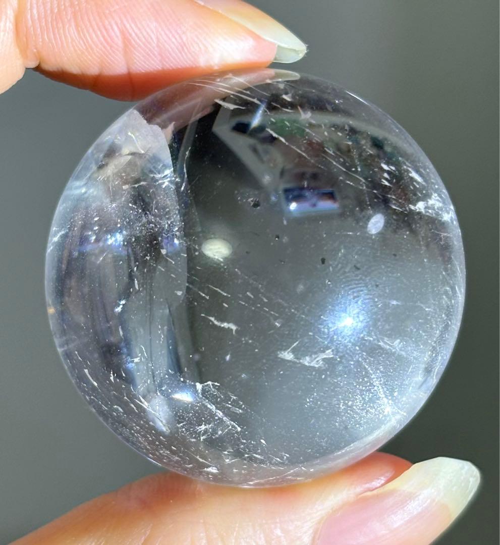 AAAグレード　レムリアンシード　水晶　クリスタル　スフィア　透明感