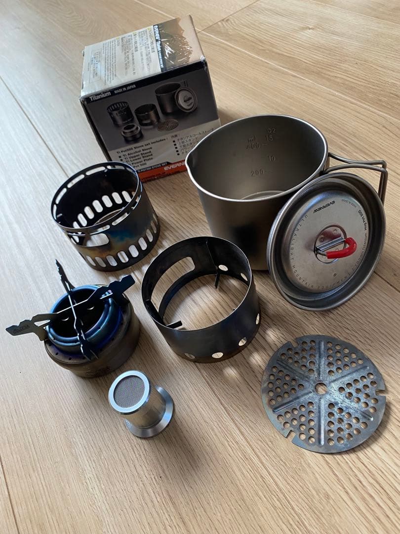 EVERNEW Ti Mug pot 500 Stove set 他まとめ売り