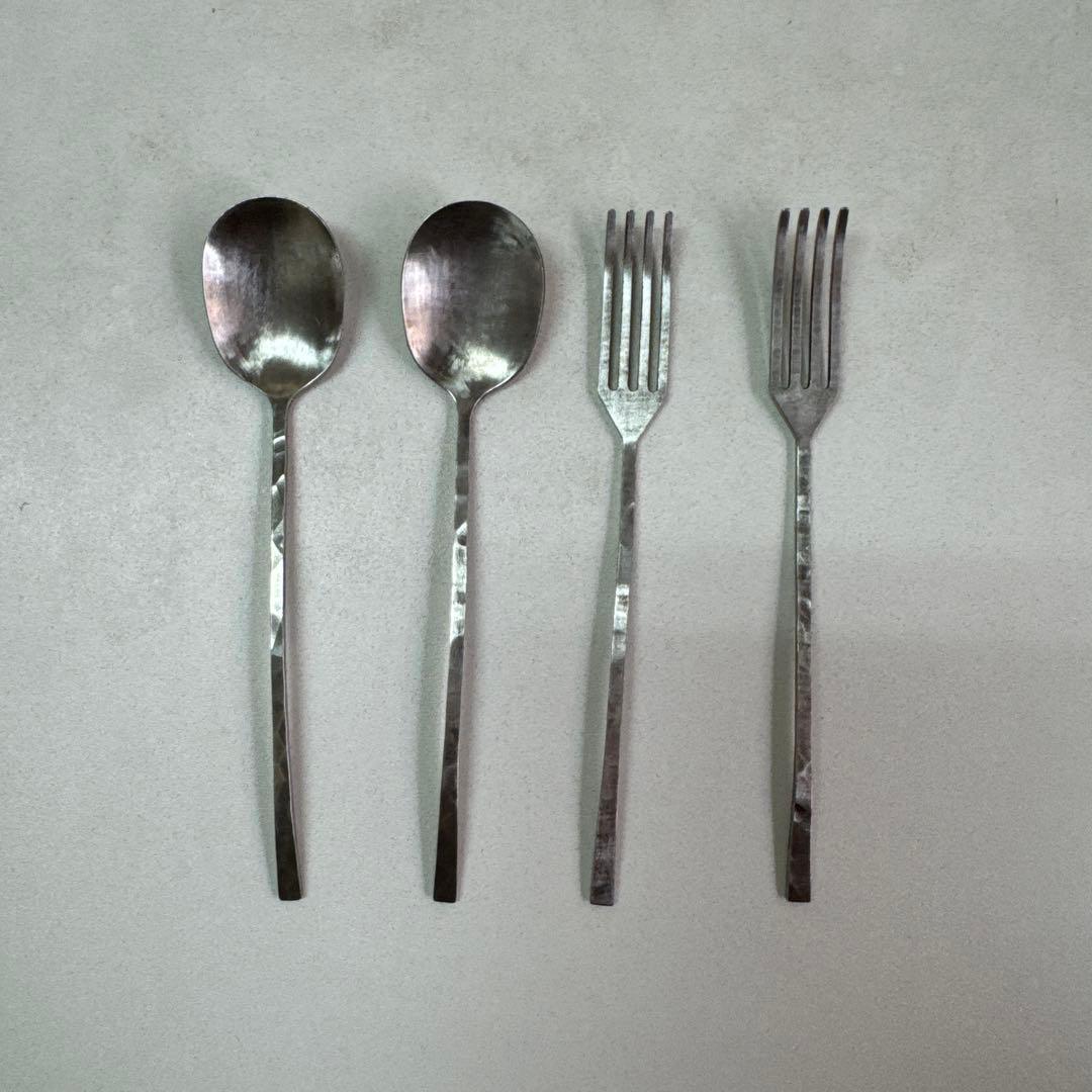 新品 竹俣勇壱 ③フォーク M スプーンMカトラリー4本