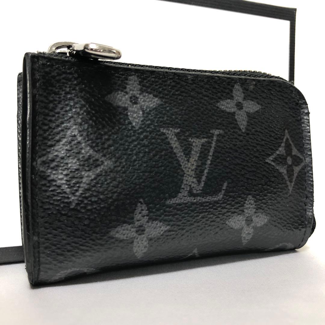 ルイヴィトン　ケース　ポルトモネ　ジュール　エクリプス　メンズ　黒