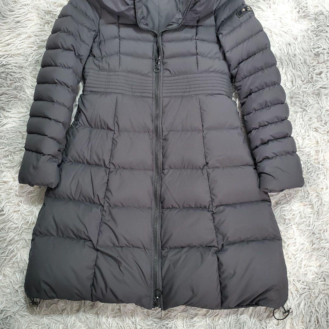 ✨タトラス✨LTA-4216 ダウンコート Aライン ボリュームネック 黒 01