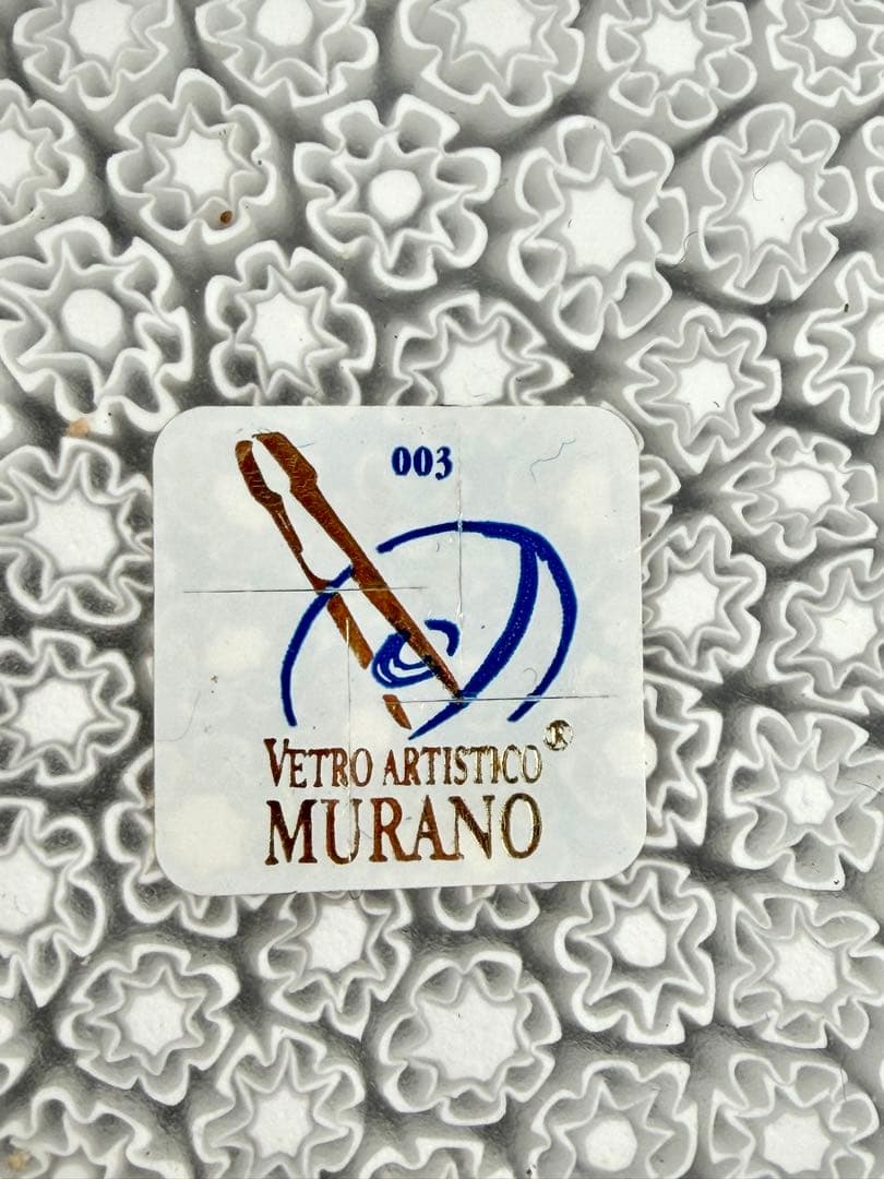 【新品】エルコーレモレッティ ミレフィオーリ プレート 13cm murano