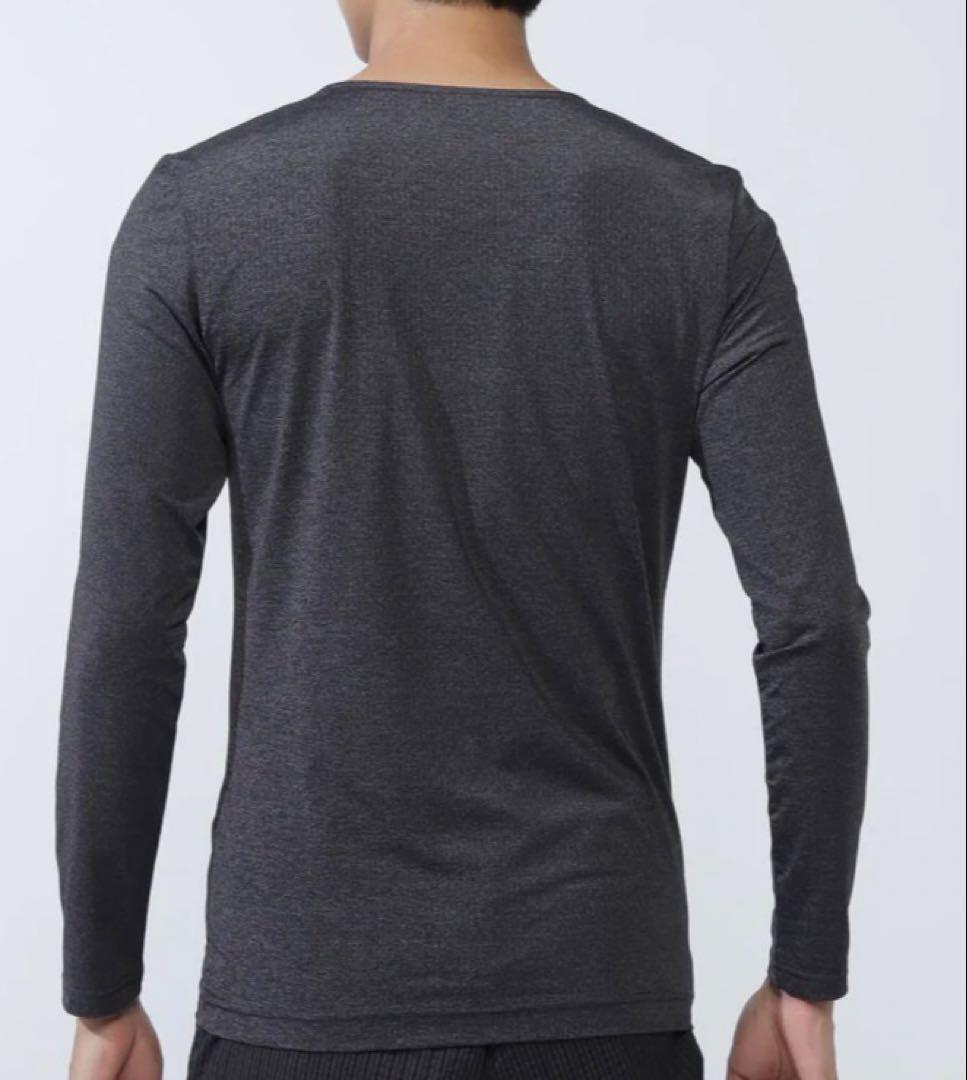 MASTERBUNNYEDITION ナイロンベア天竺長袖Uネックカットソー