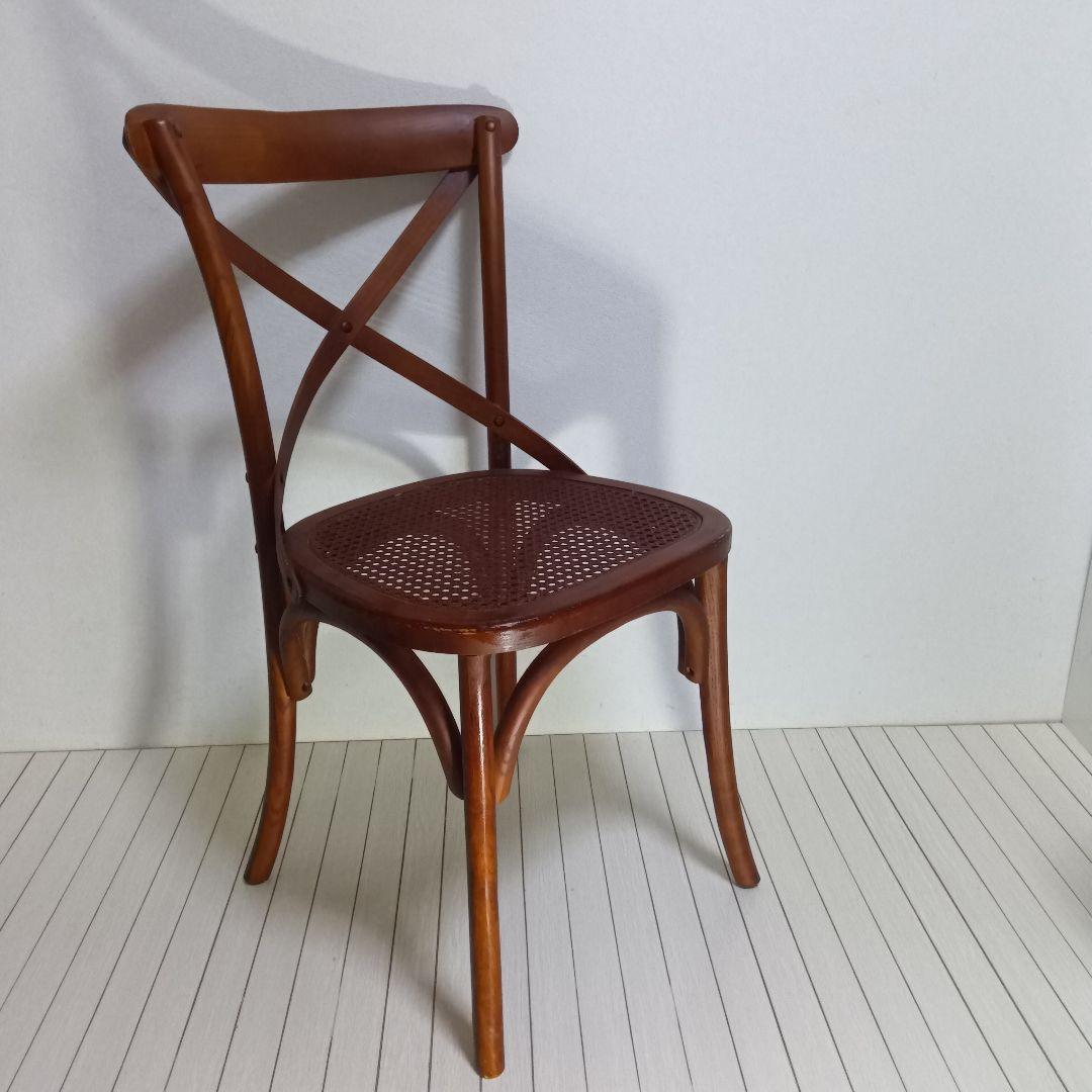クロスバックチェア　ラタン