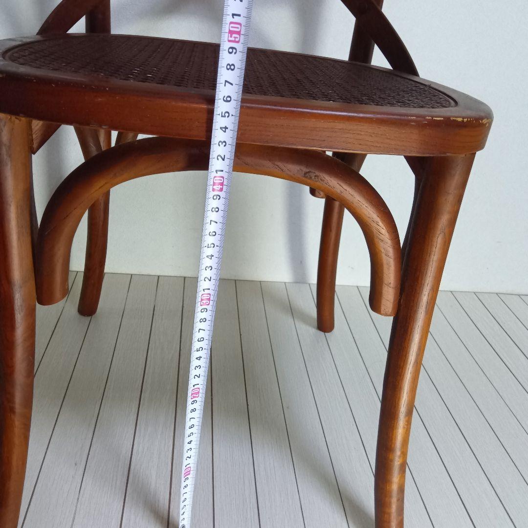 クロスバックチェア　ラタン